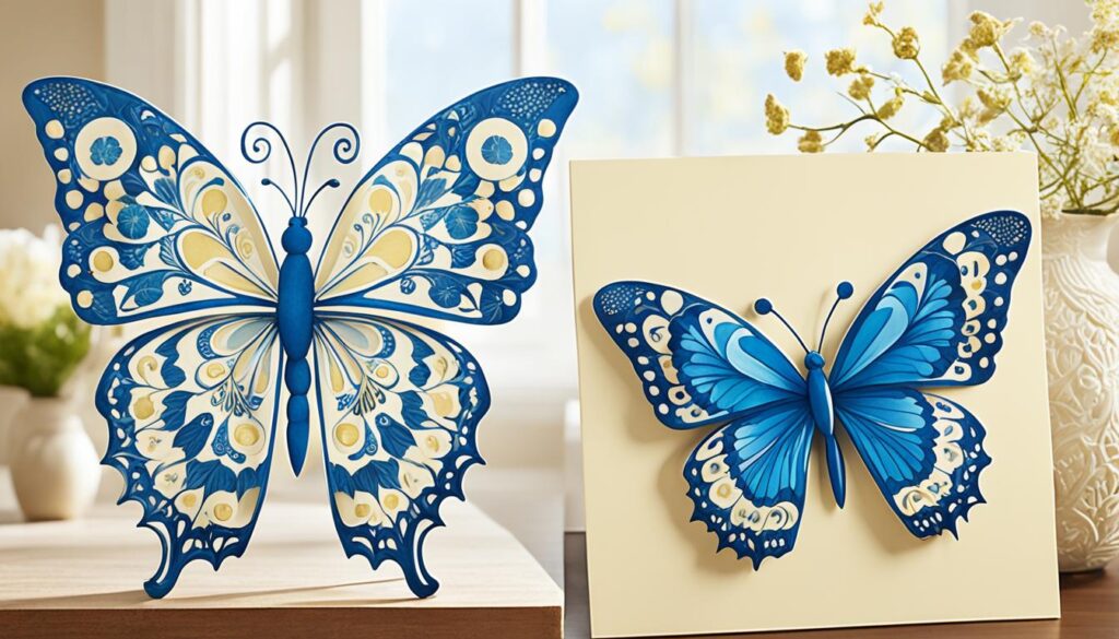 papillon bleu